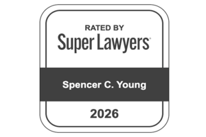 Super Lawyers Spencer C Young Badge
